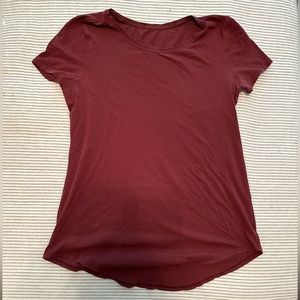 Maroon Lululemon Shirt
